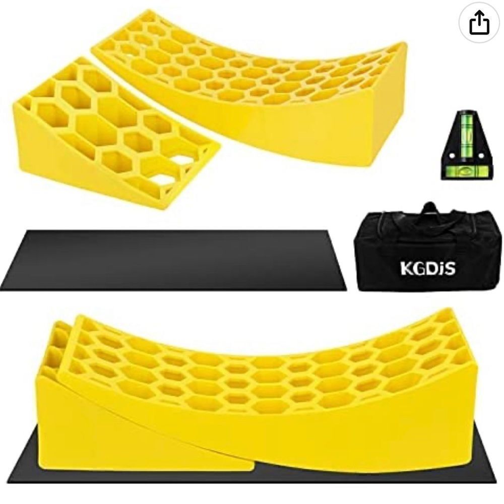 Camper Levelers 2 Pack - RV Leveling Blocks for Travel Trailer